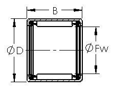 Bantalan HK0812-2RS AST