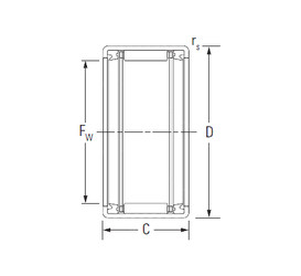 Bantalan HK3016.2RS KOYO