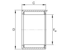 Bantalan HN1612 INA