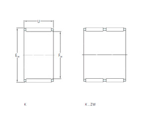 Bantalan K16x22x12 SKF