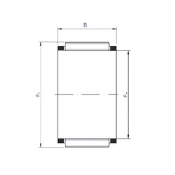 Bantalan KBK13X17X14,5 ISO