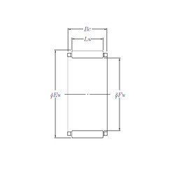 Bantalan KBK20×25×27.9X NTN