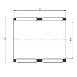 Bantalan KK45x51x36 CX