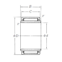 Bantalan LM172415 NSK