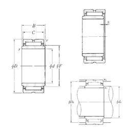 Bantalan MR13216248+MI-11213248 NTN