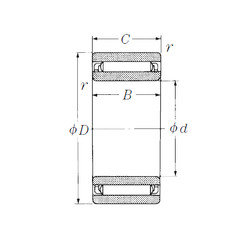 Bantalan NAF456220 NSK