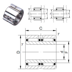 Bantalan NAFW 558560 JNS