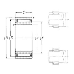 Bantalan NAO-25×42×16 NTN