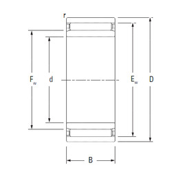 Bantalan NAO25X42X16 KOYO