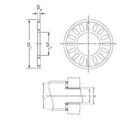 Bantalan NTA-512 KOYO