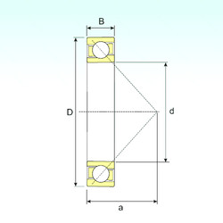 Bantalan 7056 B ISB