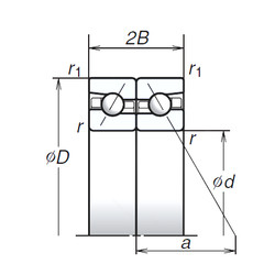 Bantalan 80BTR10S NSK