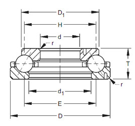 Bantalan 90TVL710 Timken