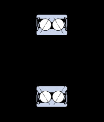 Bantalan 3204 A-2RS1 SKF