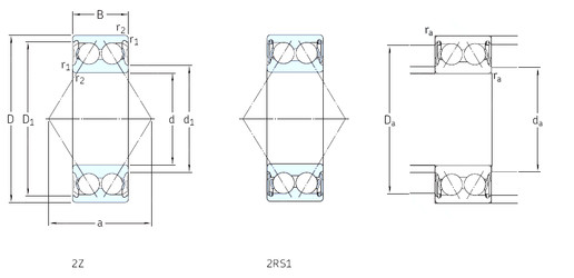 Bantalan E2.3310A-2Z SKF