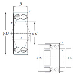 Bantalan 5206NSR1LTSH2CD3 KOYO