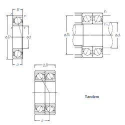 Bantalan 7206DT NTN