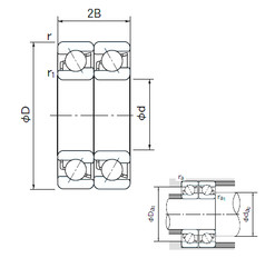 Bantalan 7207DT NACHI