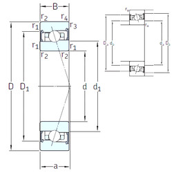 Bantalan HX40 /S/NS 7CE3 SNFA