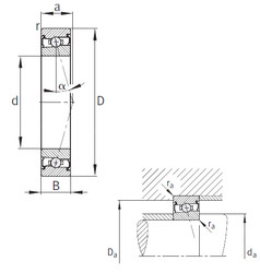 Bantalan HCS7009-C-T-P4S FAG