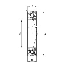 Bantalan HS71918-C-T-P4S FAG