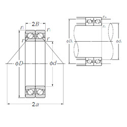 Bantalan HTA048DB NTN