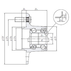 Bantalan HUB195-7 NTN