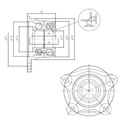 Bantalan HUB121-4 NTN