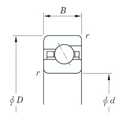 Bantalan KDA075 KOYO