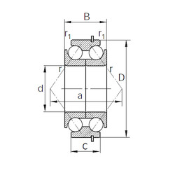 Bantalan SDA0103 KBC