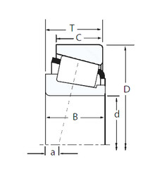 Bantalan 33018 Timken