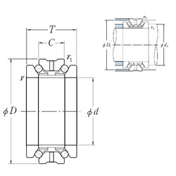 Bantalan 80TAC20X+L NSK