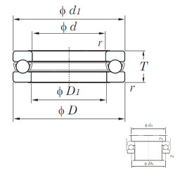 Bantalan 51128 KOYO