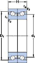 Bantalan BTM 150 AM/HCP4CDB SKF