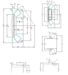 Bantalan 29320E SKF