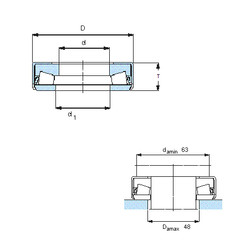 Bantalan 353118 SKF