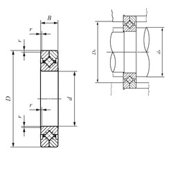 Bantalan CRBC 600120 IKO