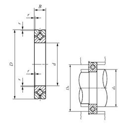 Bantalan CRBH 6013 A IKO