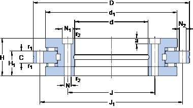 Bantalan NRT 460 A SKF