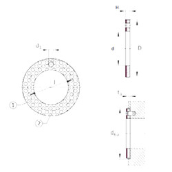 Bantalan EGW26-E50 INA