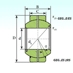 Bantalan GEG 30 ES 2RS ISB