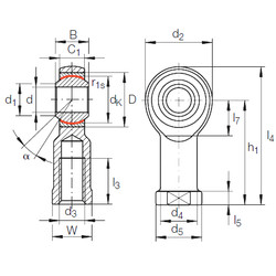 Bantalan GIKR 8 PW INA