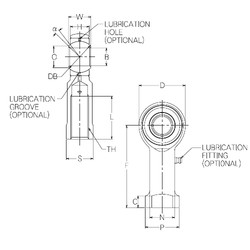 Bantalan HR14 NMB