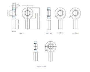 Bantalan SA50ES-2RS SKF