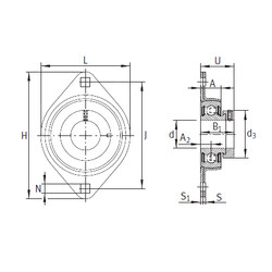 Bantalan PCSLT20 INA