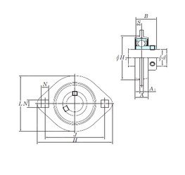 Bantalan SBPFL206-19 KOYO