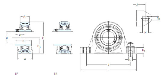 Bantalan SYK 20 TR SKF