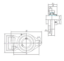 Bantalan UCFA211 KOYO