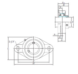 Bantalan UCFL206-18 KOYO