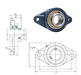 Bantalan UCFL202-10E FYH